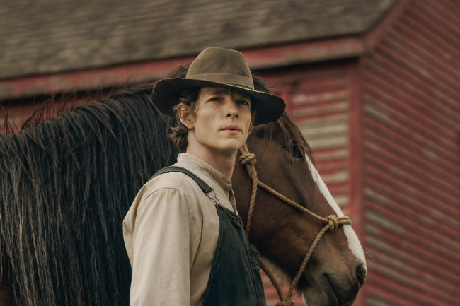 East of Eden. Mike Fist as Charles Trask in episode 101 of East of Eden. Cr. Courtesy of Netflix © 2026