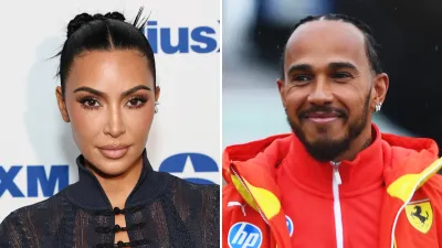 Kim Kardashian and Lewis Hamilton pack on the PDA, Share a Kiss in Malibu Ocean