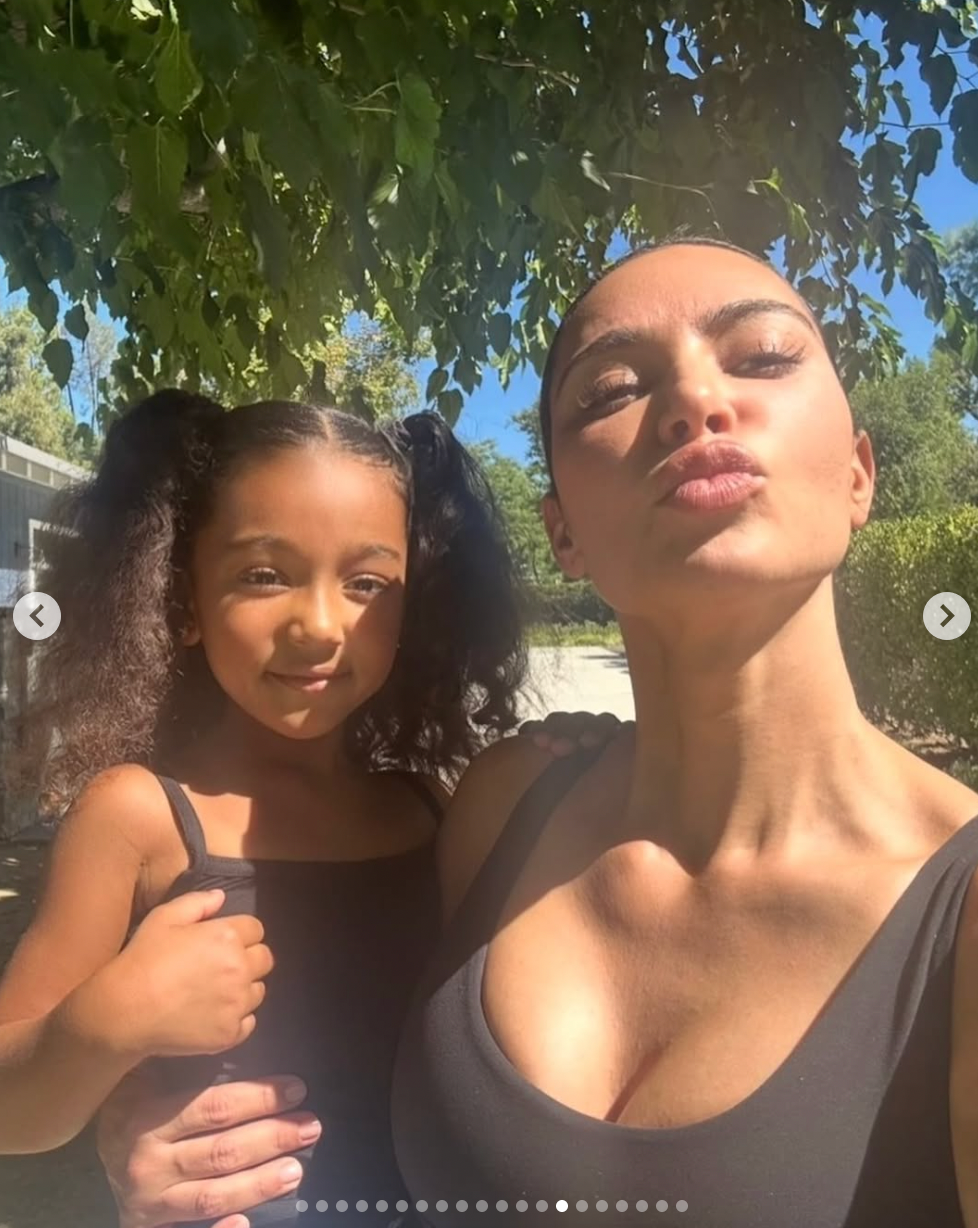 Kim Kardashian posts a bunch of selfies