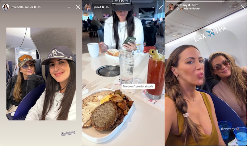 It looks like the Valley Cast is starting filming season 4 with a cast trip to Tampa