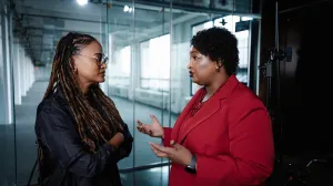 Ava DuVernay and Stacey Abrams in '14th'.