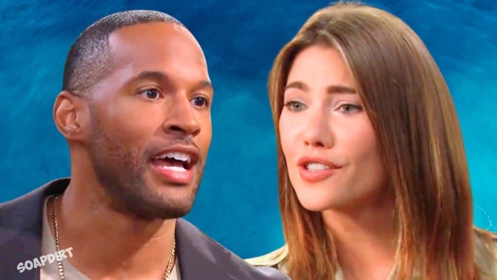 The Bold and the Beautiful: Carter Walton (Lawrence Saint-Victor) - Steffy Forrester (Jacqueline MacInnes Wood)
