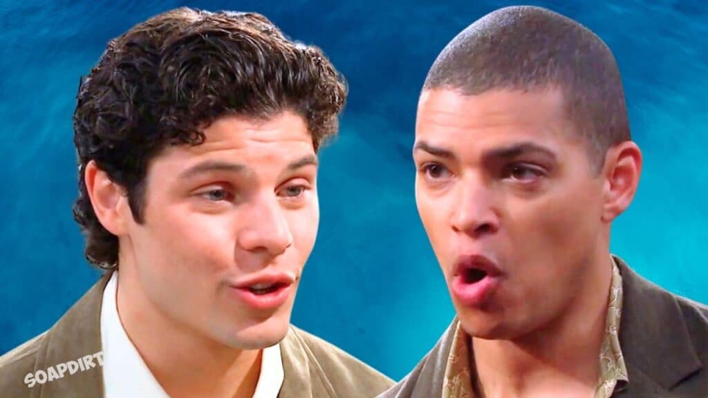 The Bold and the Beautiful: Zende Forrester (Delon de Metz) - RJ Forrester (Brayan Nicoletti)