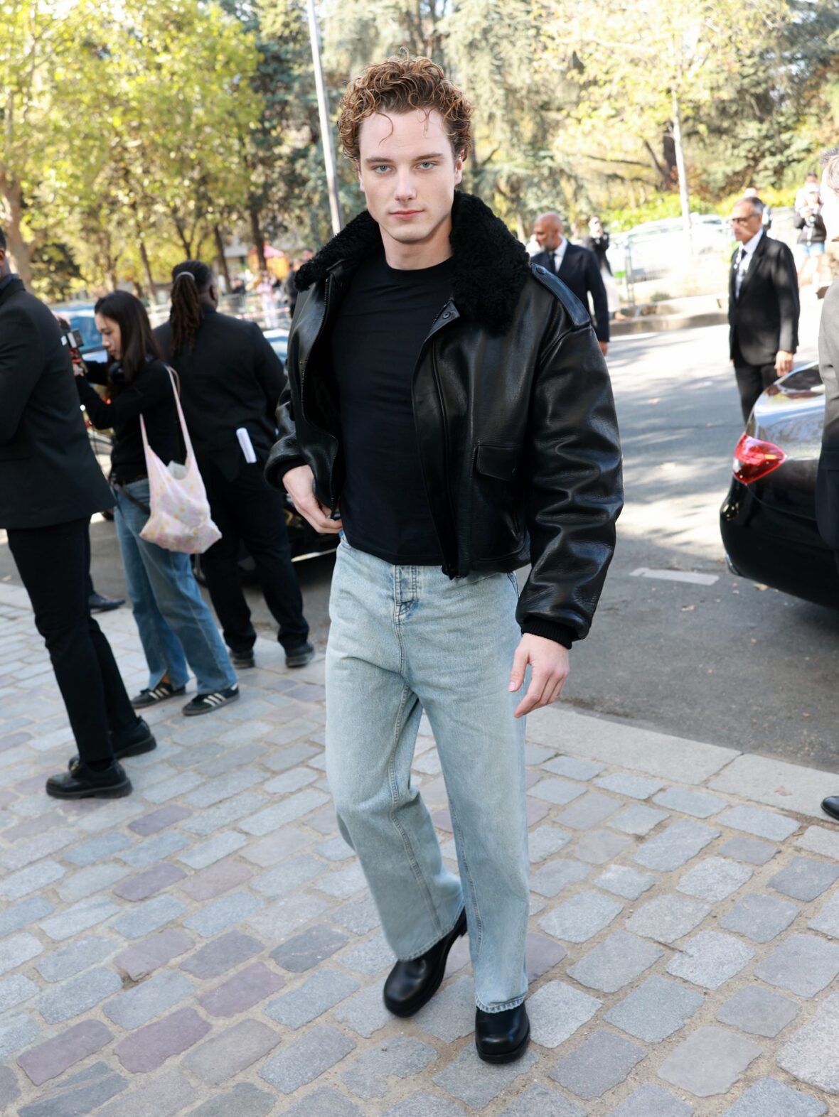 Celebrities attend the Balenciaga show at Paris Fashion Week