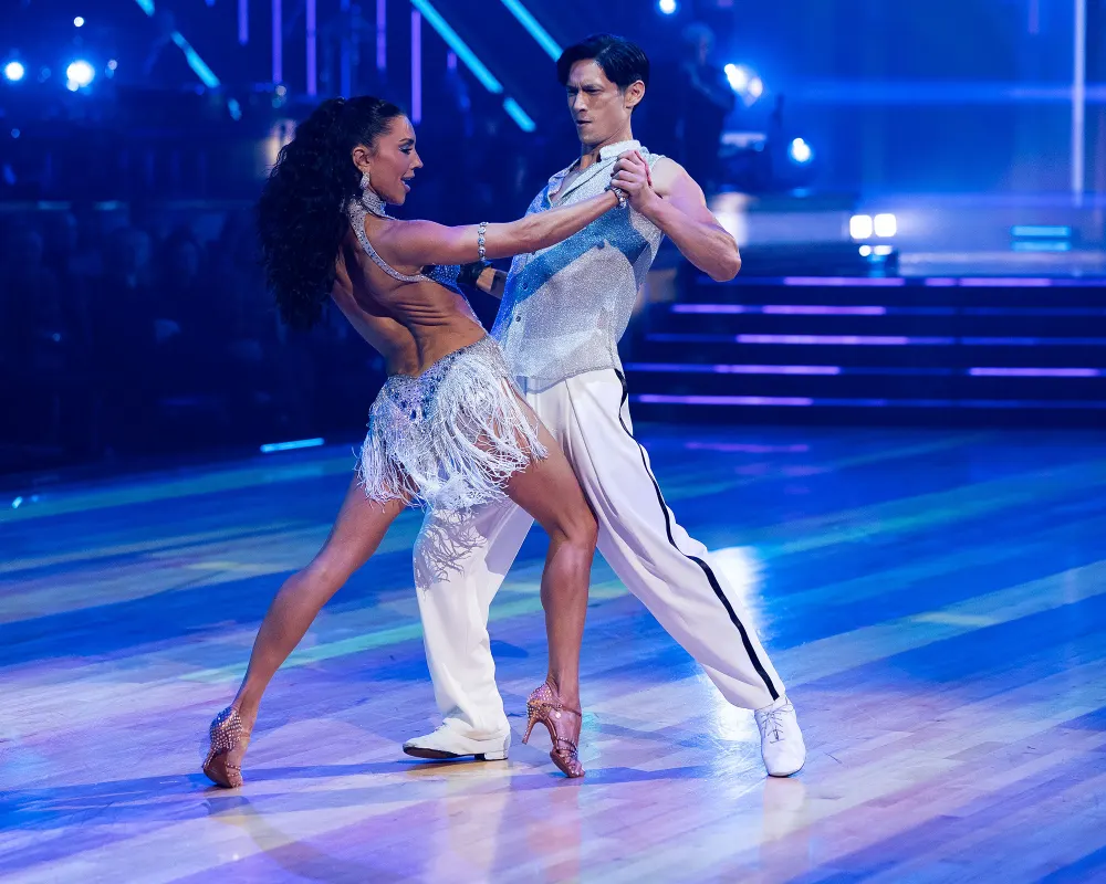 Harry Shum Jr. and Jenna Johnson Dancing With the Stars Super Bowl Night