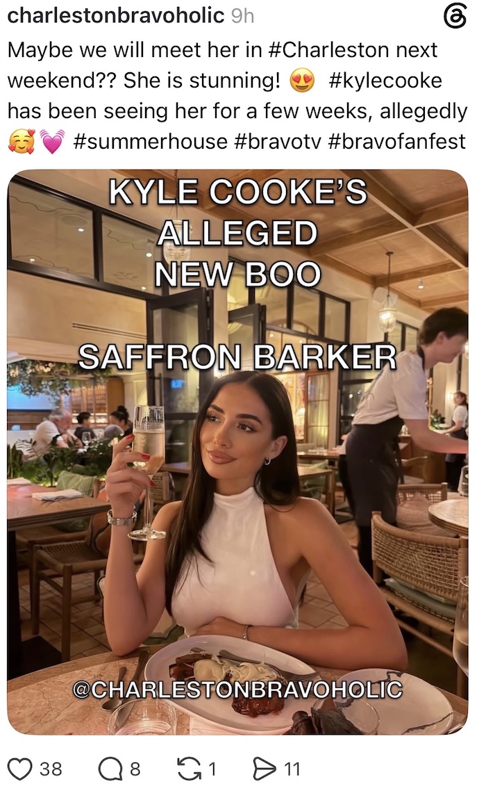 Saffron Barker's Summer House, Kyle Cooke's girlfriend