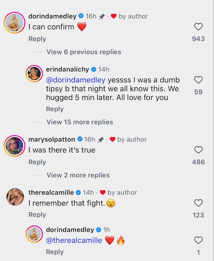 RHUGT Cast Responds to Dorinda Medley's Fight and Erin Lichy Cuts It Out