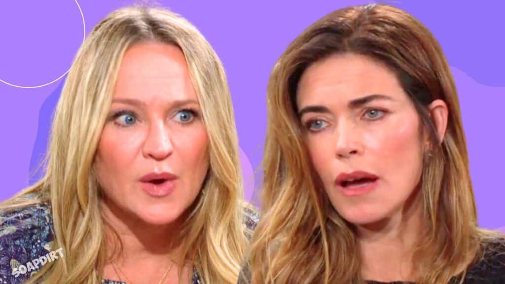 The Young People and the Spoilers: Sharon Newman (Sharon Case) - Victoria Newman (Amelia Heinle)