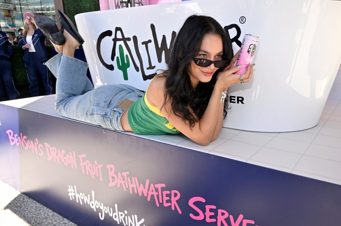 Caliwater Event at Century City Center with Benson Boone and Vanessa Hudgens