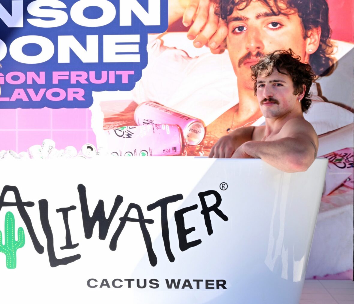 Caliwater Event at Century City Center with Benson Boone and Vanessa Hudgens