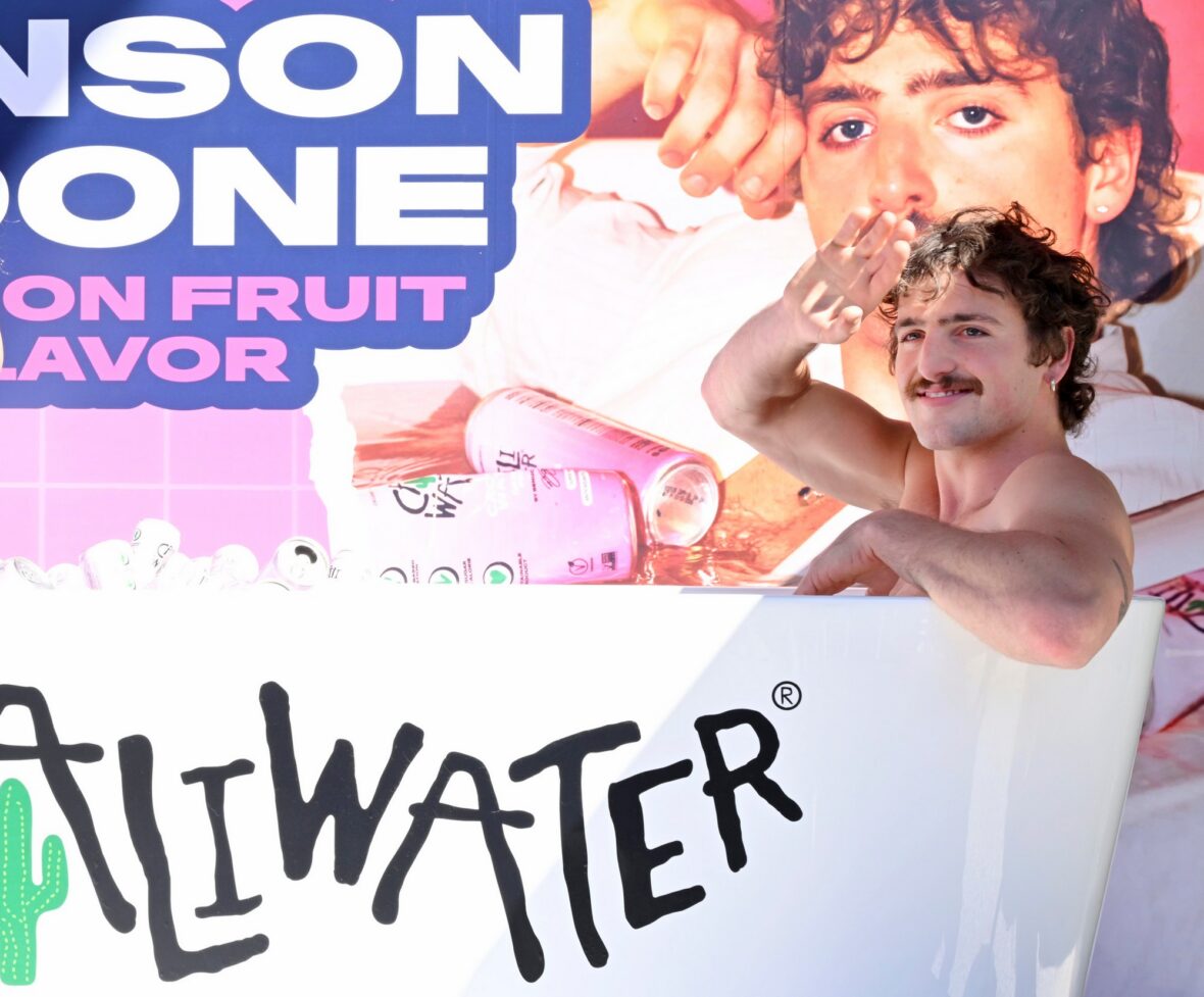 Caliwater Event at Century City Center with Benson Boone and Vanessa Hudgens