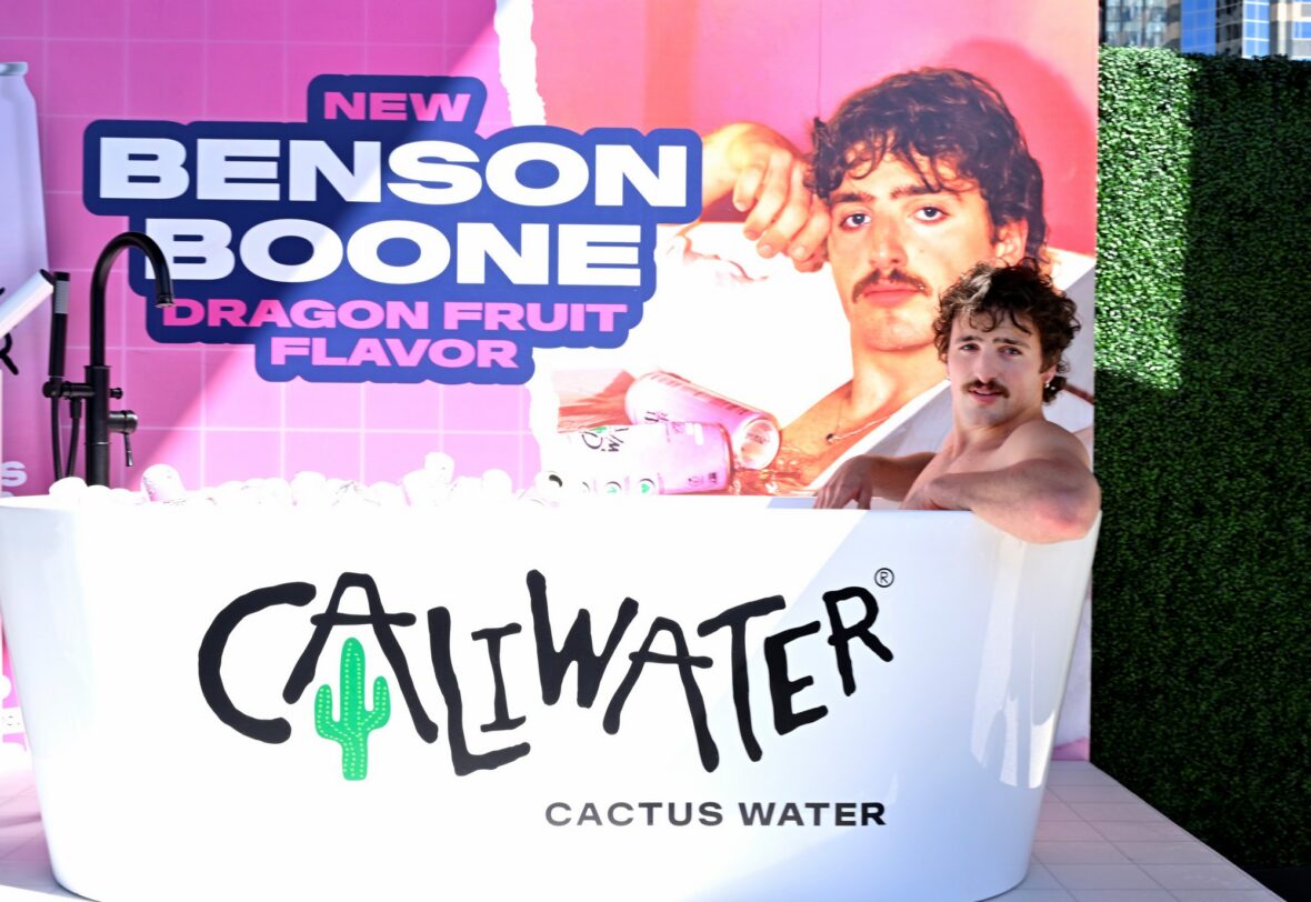 Caliwater Event at Century City Center with Benson Boone and Vanessa Hudgens
