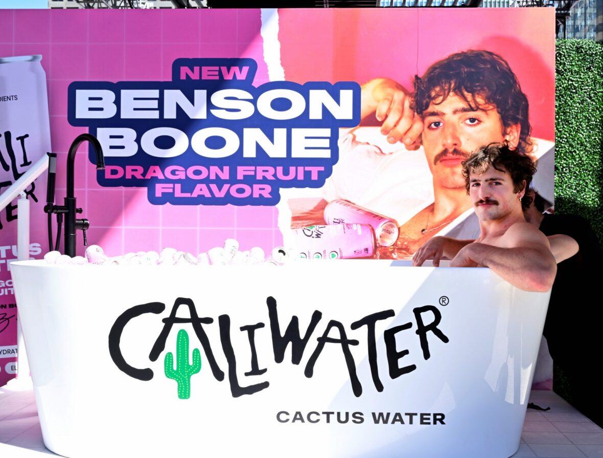 Caliwater Event at Century City Center with Benson Boone and Vanessa Hudgens