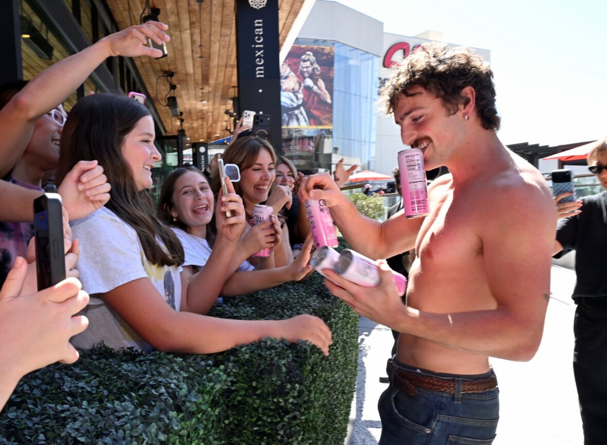 Caliwater Event at Century City Center with Benson Boone and Vanessa Hudgens