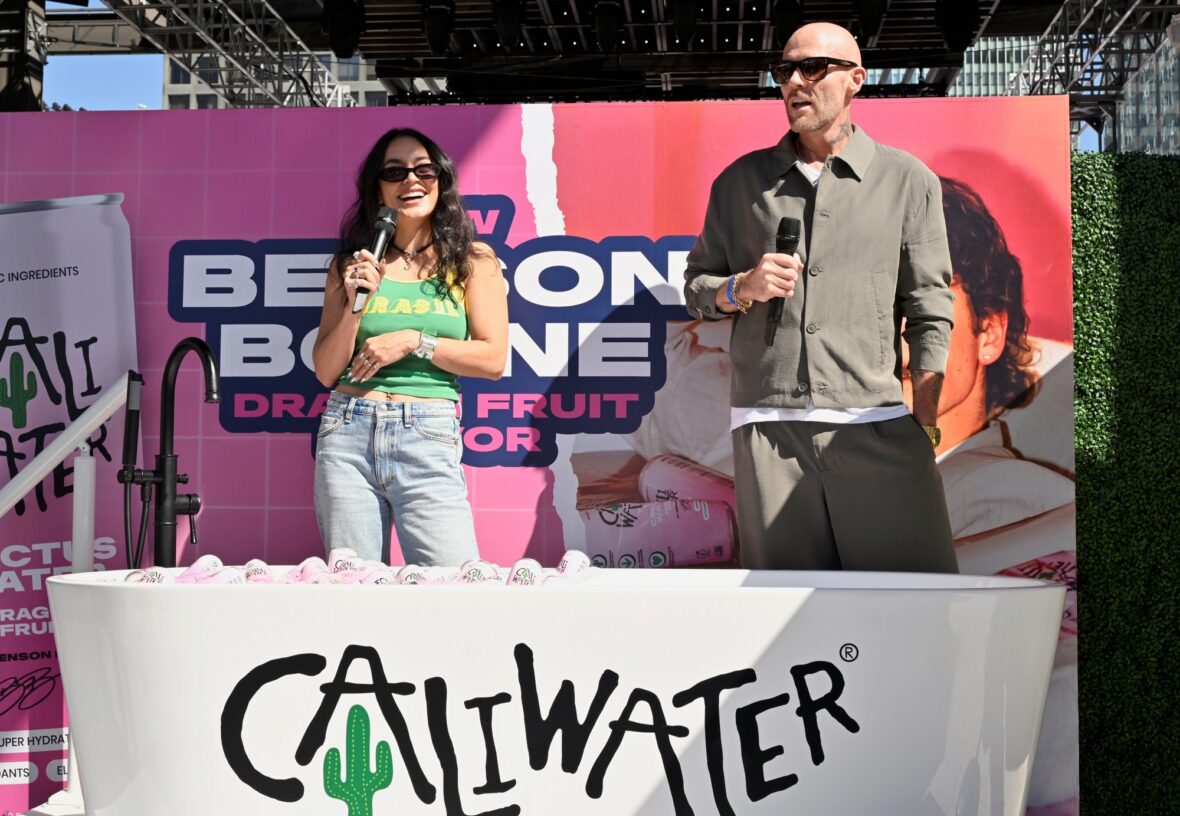 Caliwater Event at Century City Center with Benson Boone and Vanessa Hudgens