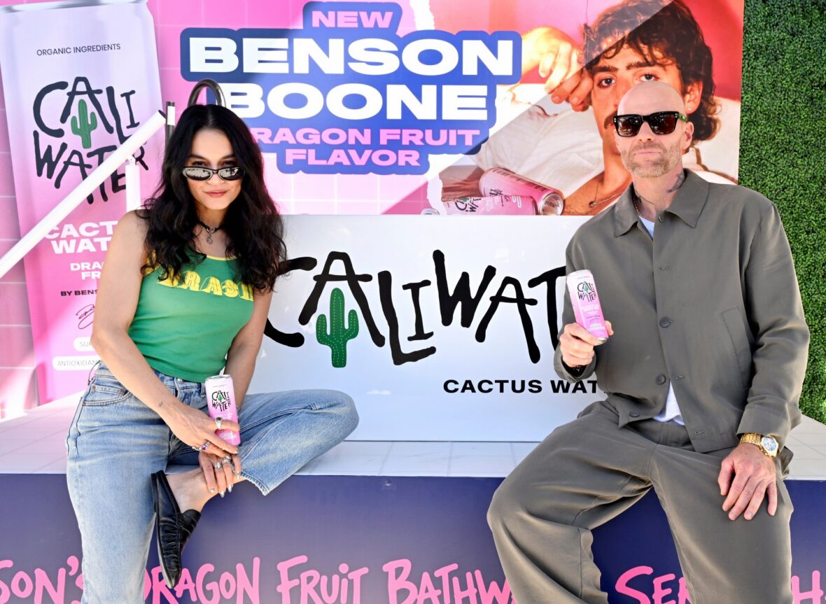 Caliwater Event at Century City Center with Benson Boone and Vanessa Hudgens