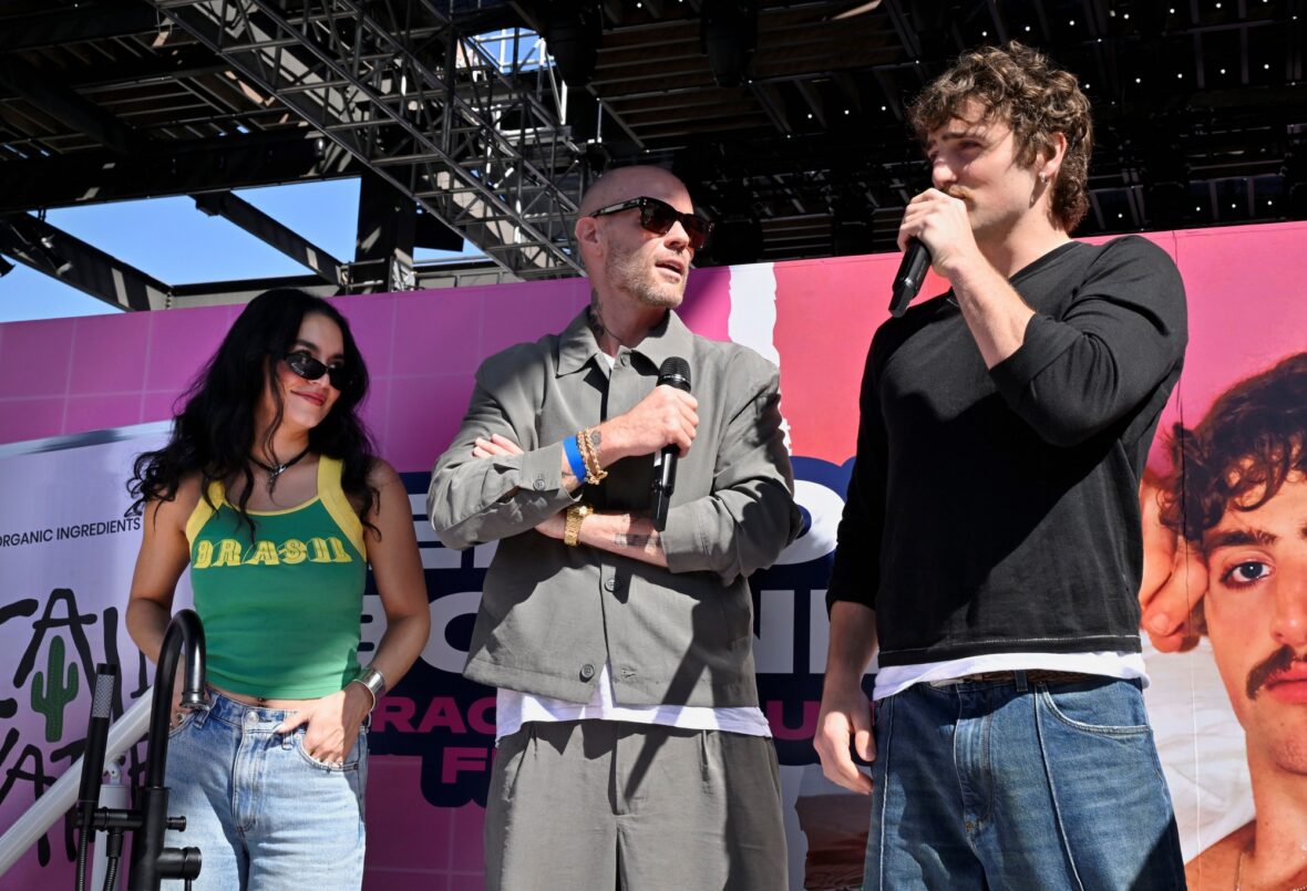 Caliwater Event at Century City Center with Benson Boone and Vanessa Hudgens