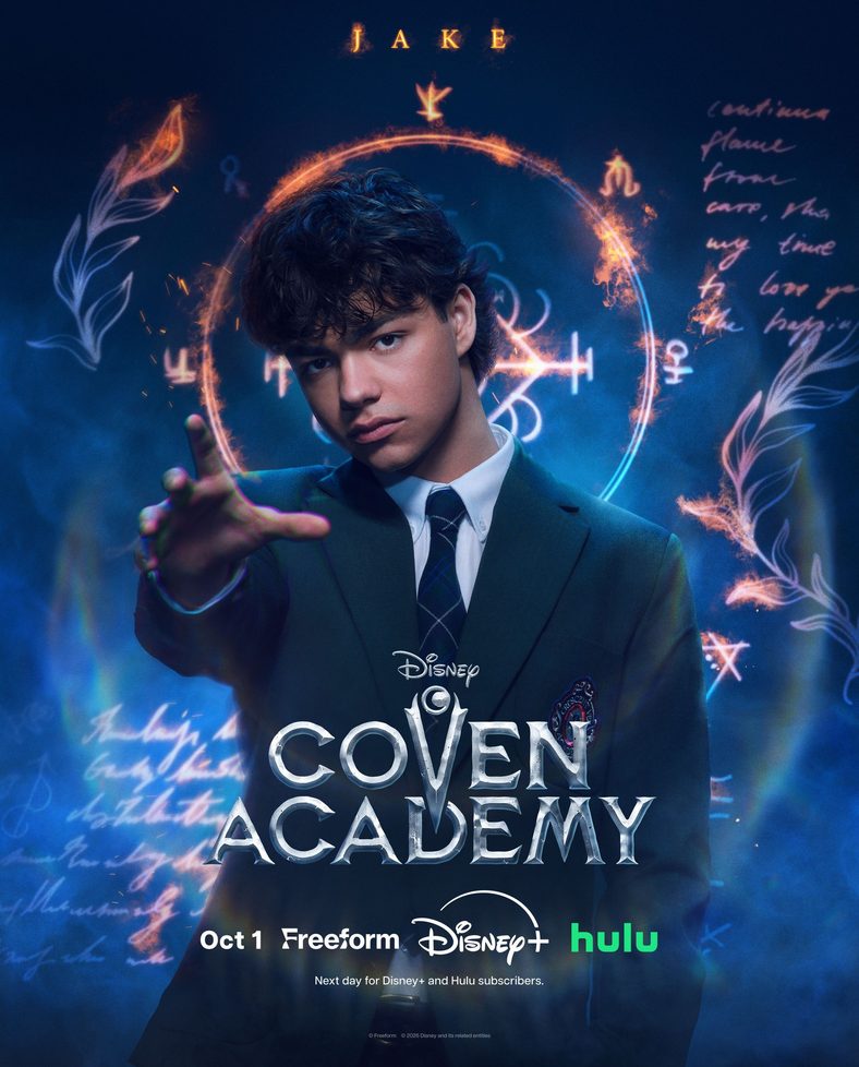 Character poster for Malachi Barton as Jake in Coven Academy