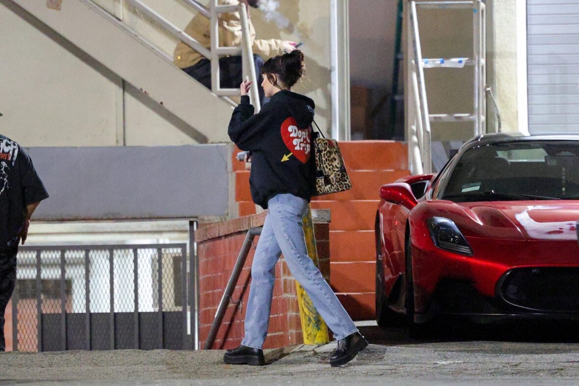 Dakota Johnson seen at the studio on October 27, 2027 in Los Angeles