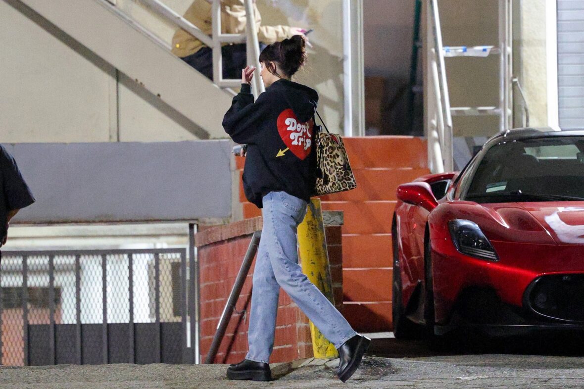 Dakota Johnson seen at the studio on October 27, 2027 in Los Angeles