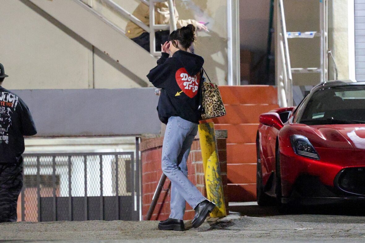 Dakota Johnson seen at the studio on October 27, 2027 in Los Angeles