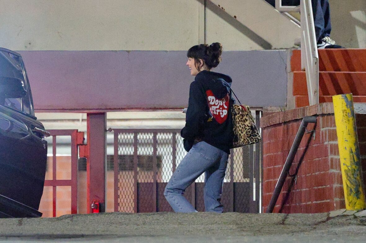 Dakota Johnson seen at the studio on October 27, 2027 in Los Angeles