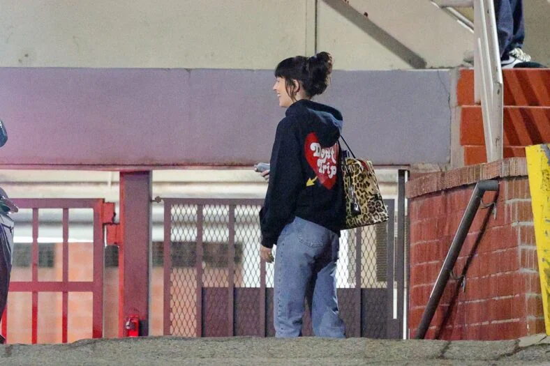 Dakota Johnson seen at the studio on October 27, 2027 in Los Angeles