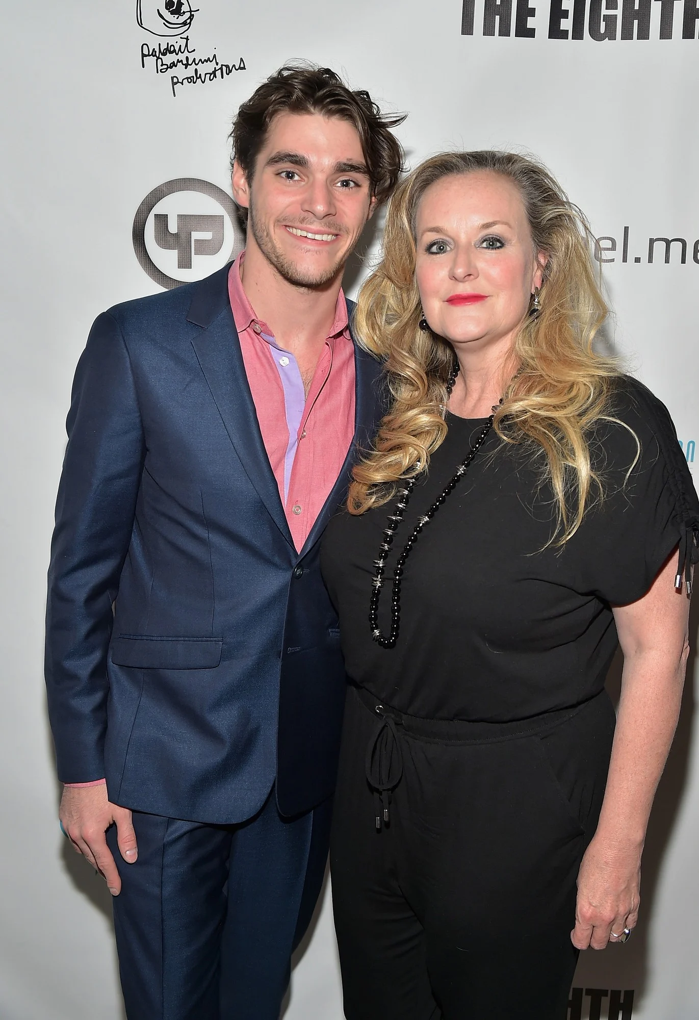 RJ Mitte with his mother Dyna Mitte