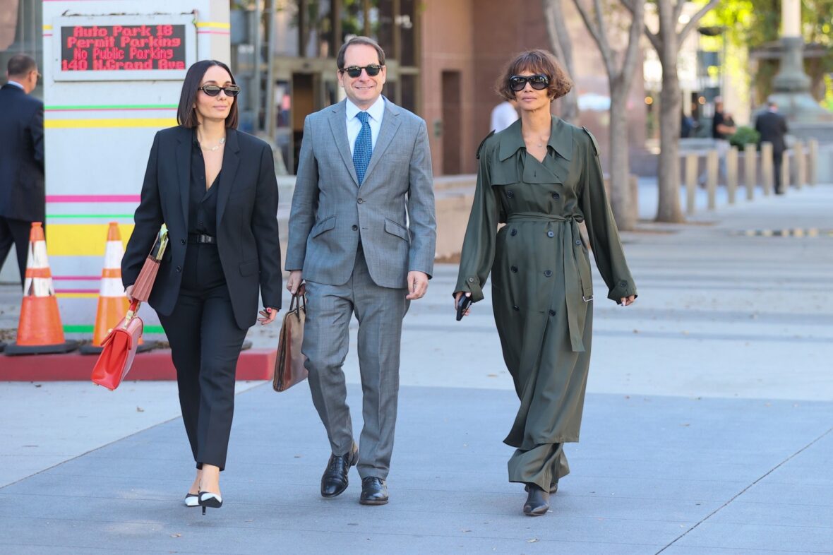Halle Berry and Olivier Martinez leave court after their custody hearing