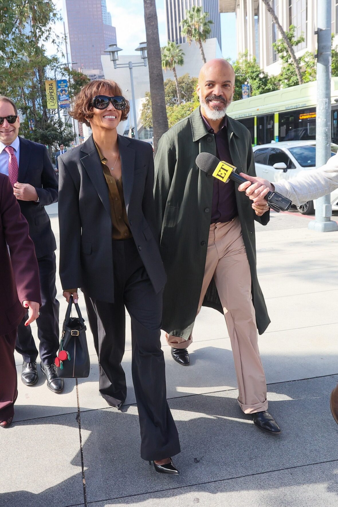Halle Berry and Olivier Martinez leave court after their custody hearing