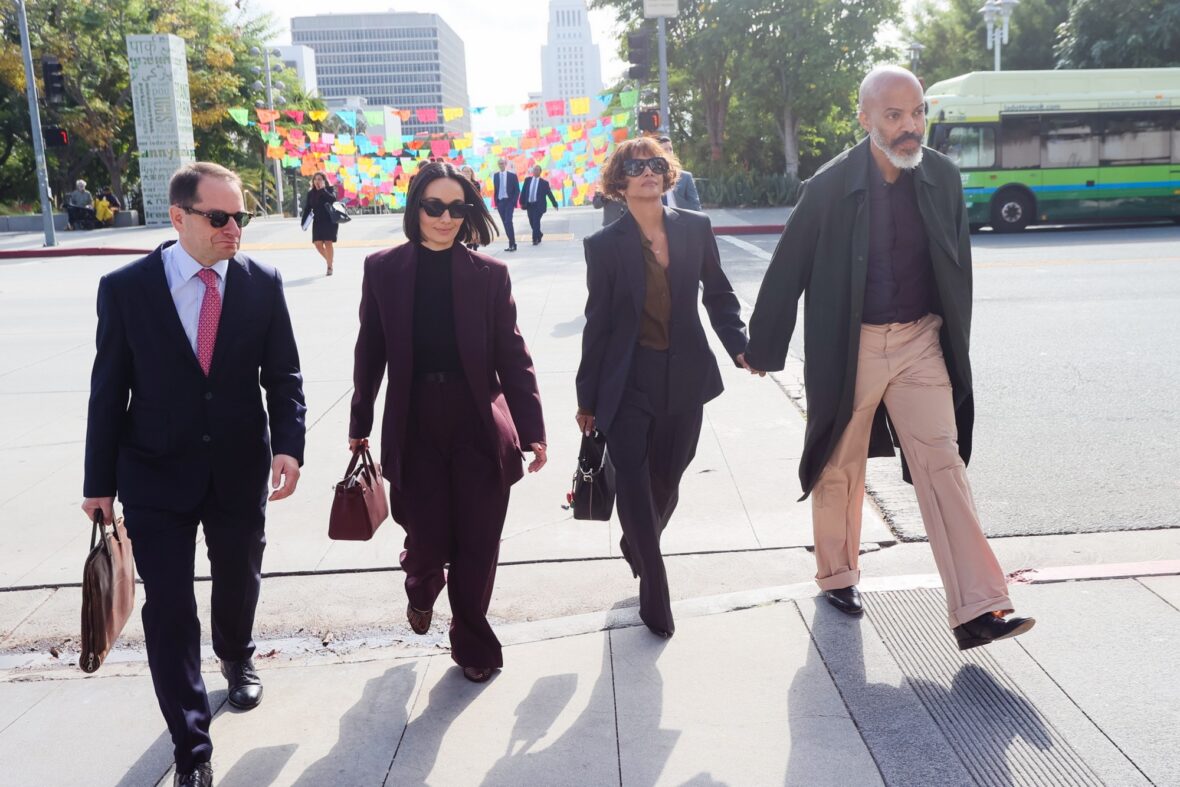 Halle Berry and Olivier Martinez leave court after their custody hearing