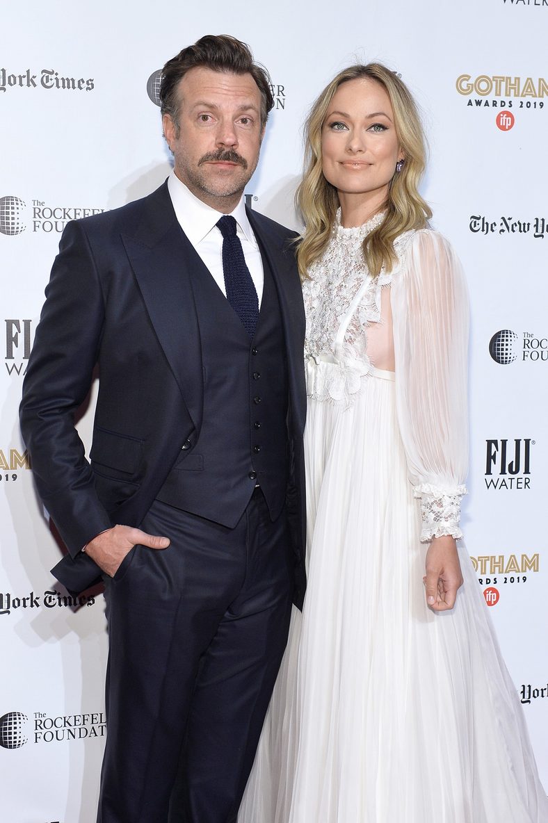 Jason Sudeikis and Olivia Wilde attend IFP's 29th Gotham Independent Film Awards