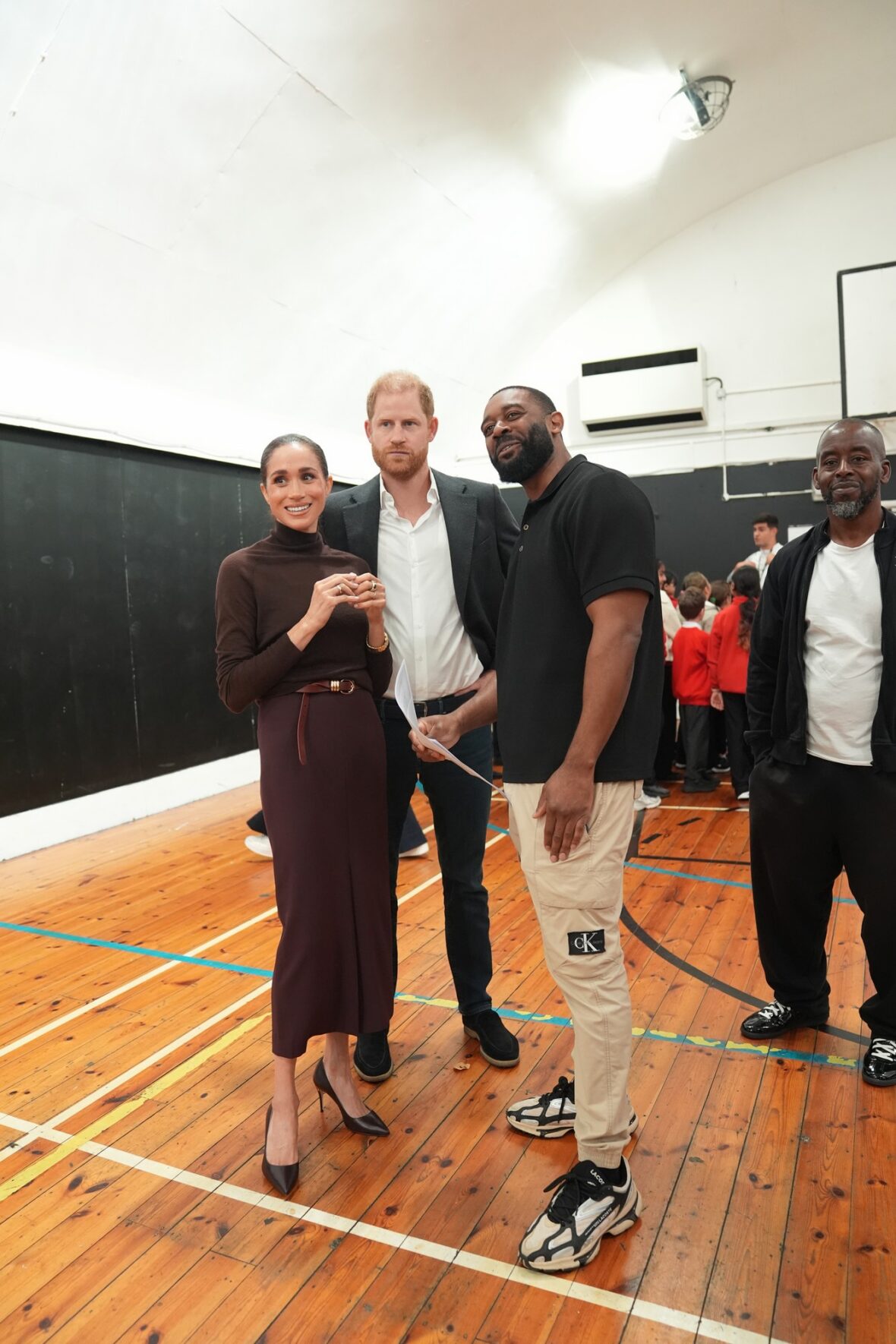 The Duke and Duchess of Sussex (Prince Harry & Meghan Markle) visit Nottingham on October 15, 2026 in Nottingham, England.