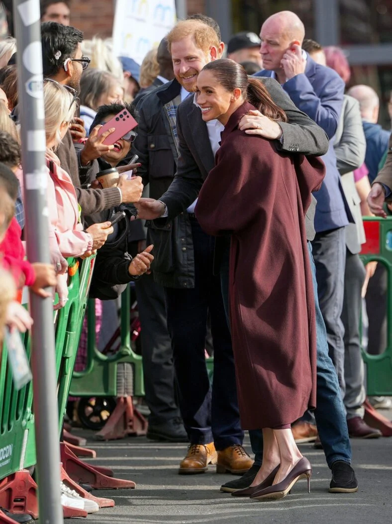 The Duke and Duchess of Sussex (Prince Harry & Meghan Markle) visit Nottingham on October 15, 2026 in Nottingham, England.