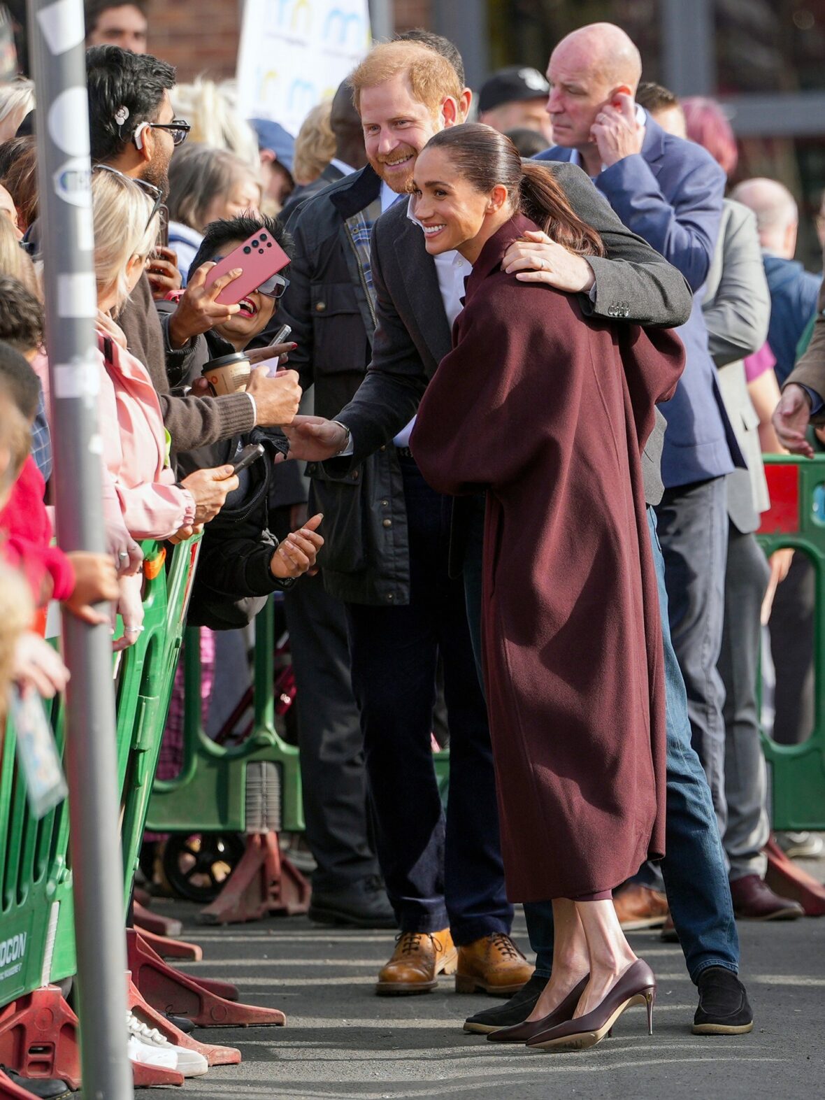 The Duke and Duchess of Sussex (Prince Harry & Meghan Markle) visit Nottingham on October 15, 2026 in Nottingham, England.
