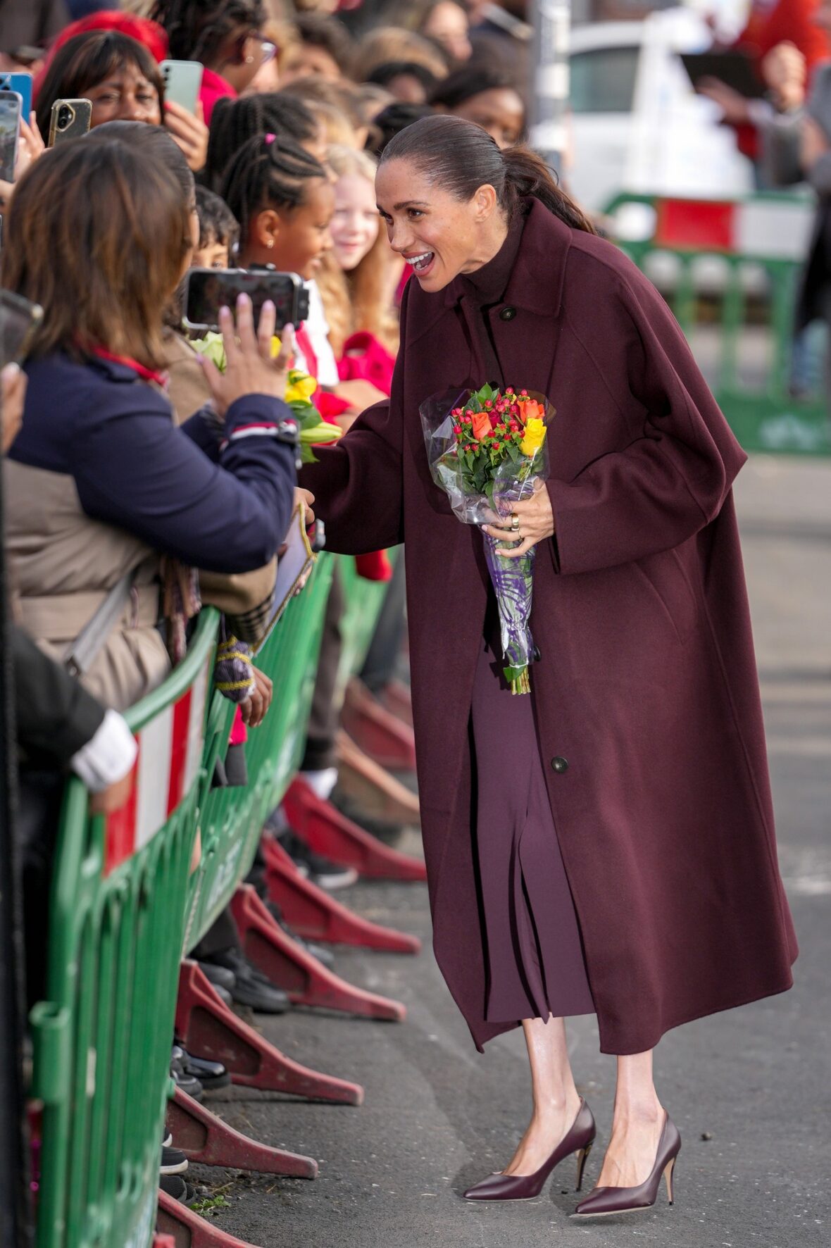 The Duke and Duchess of Sussex (Prince Harry & Meghan Markle) visit Nottingham on October 15, 2026 in Nottingham, England.