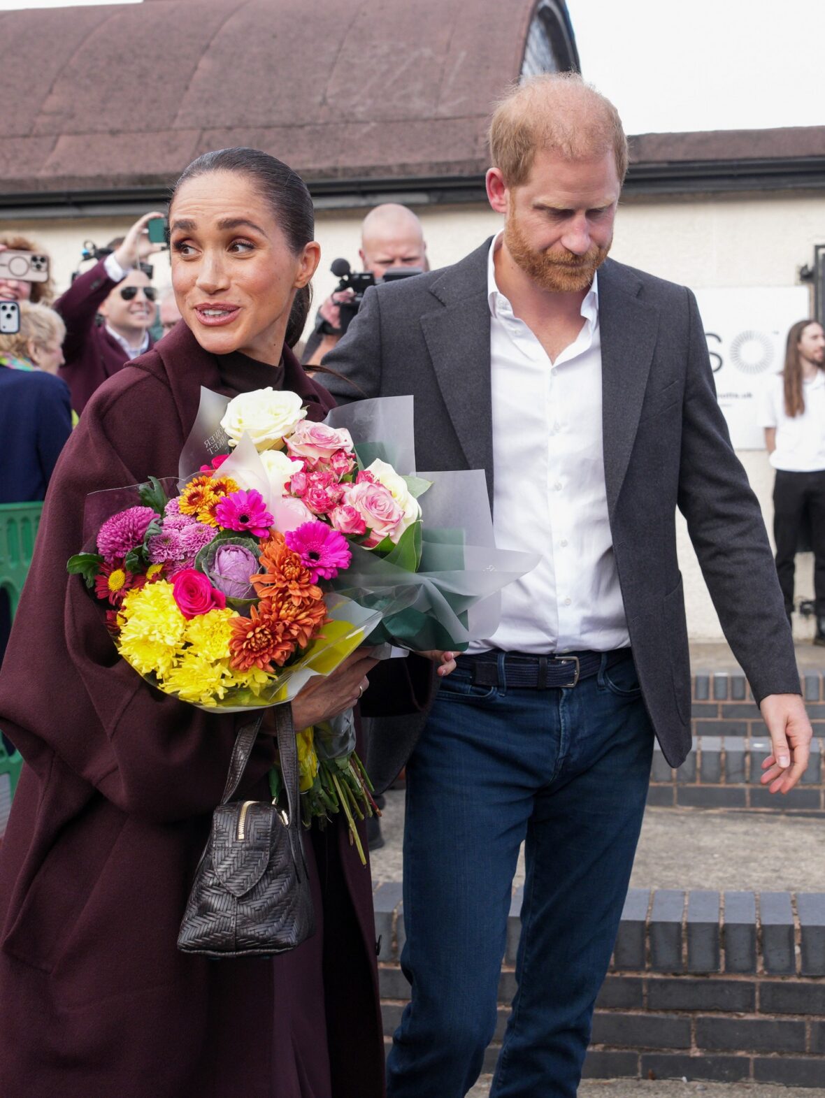 The Duke and Duchess of Sussex (Prince Harry & Meghan Markle) visit Nottingham on October 15, 2026 in Nottingham, England.