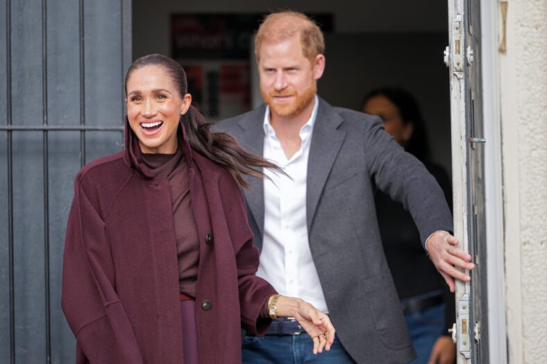 The Duke and Duchess of Sussex (Prince Harry & Meghan Markle) visit Nottingham on October 15, 2026 in Nottingham, England.