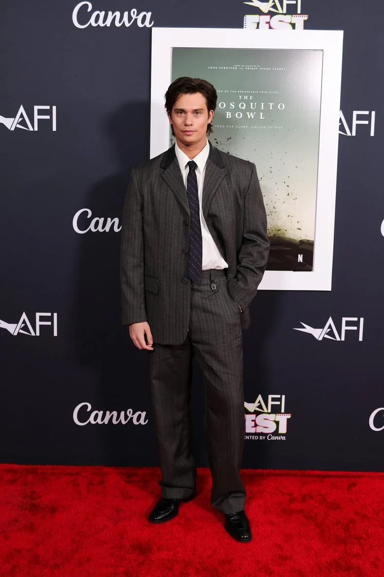 Nicholas Galitzine at the premiere of the Mosquito Bowl at the 2026 AFI FEST