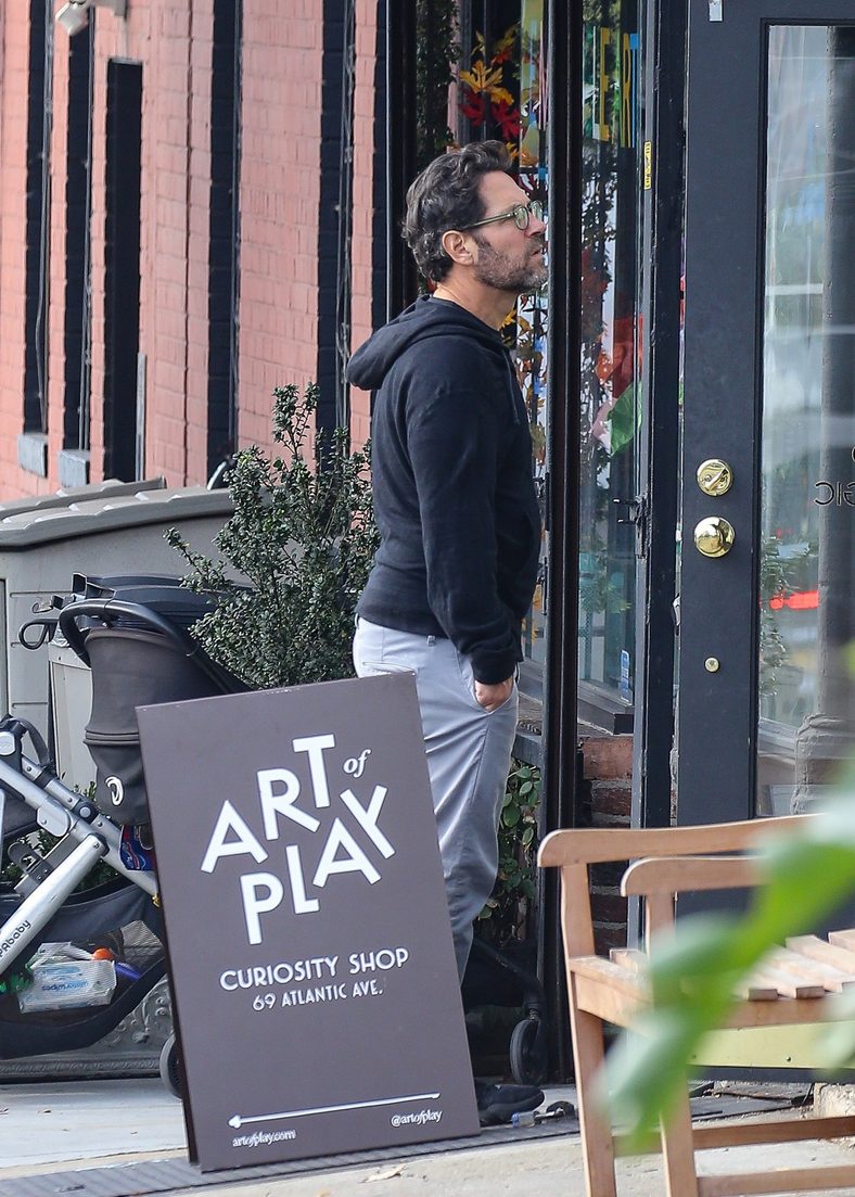 Paul Rudd looks into Art of Play in New York