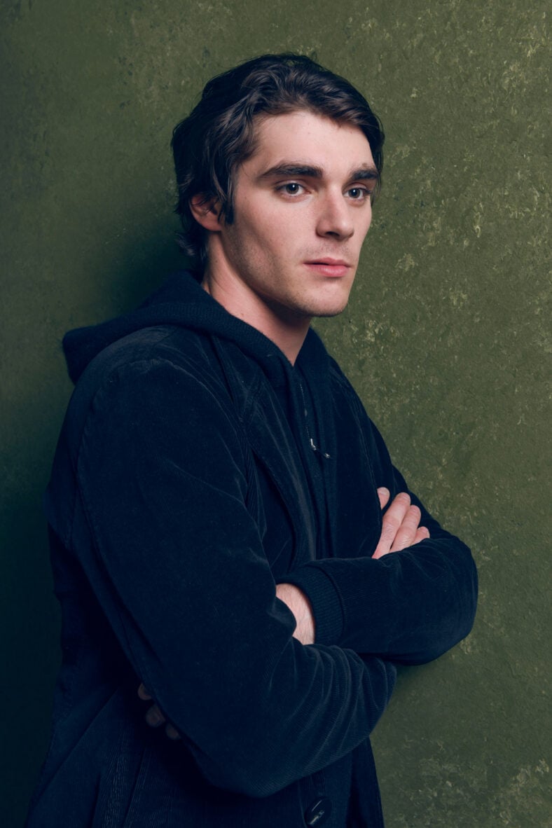 RJ Mitte poses for a photo