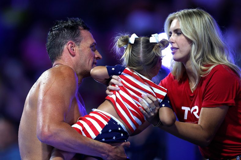 Ryan Lochte and Kayla Rae Reid at 2021 US Olympic Trials - Swimming - Day 5