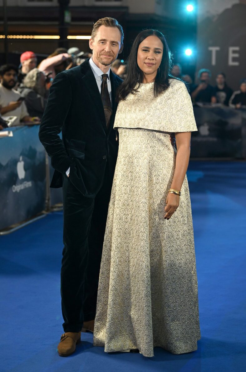 Tom Hiddleston attended the premiere of his new Apple TV movie Tenzing in London with his partner Zawe Ashton.