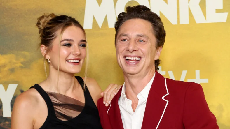 Charlotte Lawrence and Zach Braff